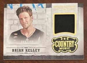 BRIAN KELLEY - Panini Country Music - Musician Materials Gold - S/N 089/199 - Bild 1 von 1