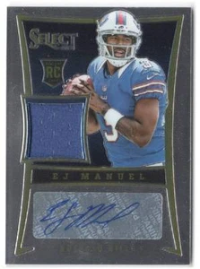 E. J. MANUEL 2013 Panini Select Rookie Jersey Auto #185 /399 BILLS Signed RC SP - Picture 1 of 1