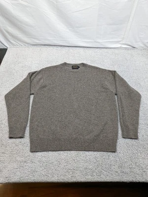 Pendleton 100% Wool Sweater Mens XL Cream Oatmeal Long Sleeve Crew Neck - Image 1 of 4