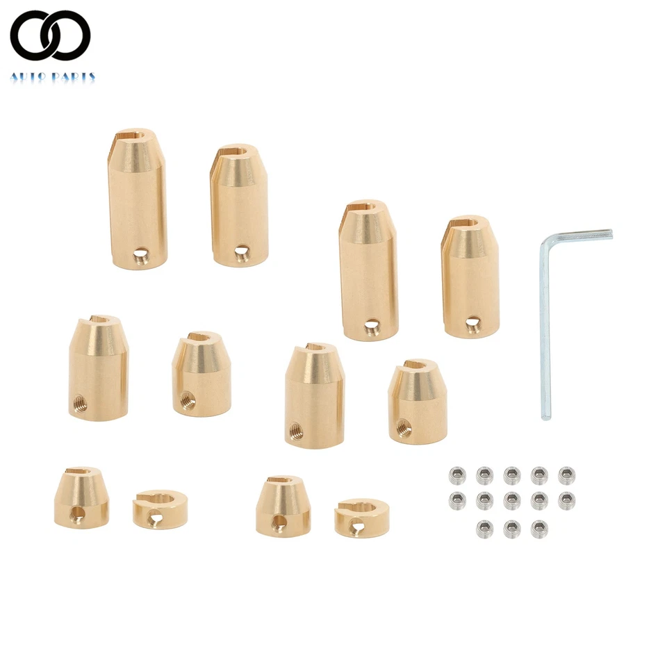 Paquete de 12 pesos de equilibrio de radios de rueda de latón reutilizables universales para motocicleta Foto 1 de 4