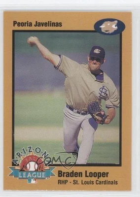 1998 Arizona Fall League Prospects Gold Braden Looper #1 - Image 1 of 2
