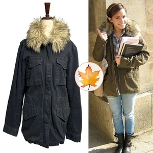 Chaqueta de campo china de algodón Ralph Lauren negra M ASO Emma Watson DENIM & SUPPLY - Imagen 1 de 15