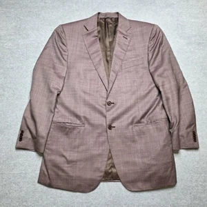Ermenegildo Zegna Trofeo 600 Red Wool Silk Blend Sport Coat Jacket 42R - Picture 1 of 17