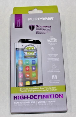 New PureGear High-Definition Temper Glass Screen Protector Samsung Galaxy S9+ - Image 1 of 2
