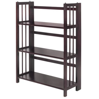 Casual Home 3 Shelf Folding Stackable Bookcase 27dot5In Wide - Image 1 of 3