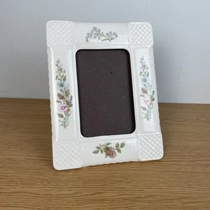 Aynsley England Wild Tudor Fine China Picture Frame 23cm x 18cm Floral Ceramic - Picture 1 of 8