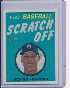 2019 Topps Heritage High Number 1970 Scratch Offs Aaron Judge #30 - Picture 1 of 1