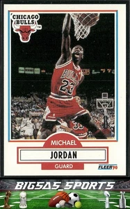 Michael Jordan 1990-91 Fleer #26 Chicago Bulls - Picture 1 of 2