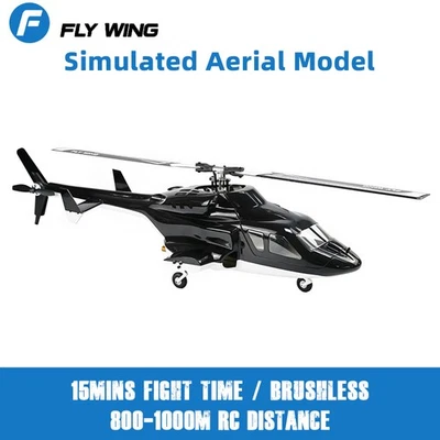 FLYWING Airwolf RC Helicopter 10CH GPS Aircraft ACEFlight Controller 2 Battery - Image 1 of 4