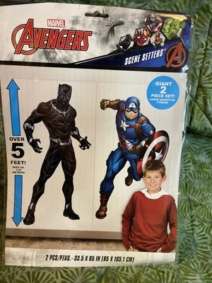 НОВЫЕ сеттеры сцен для вечеринки на день рождения Marvel Avengers Captain America Black Panther - Изображение 1 из 3