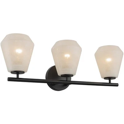 Luz de tocador de baño Artcraft Lighting AC12183BK Brooke negra Foto 1 de 4
