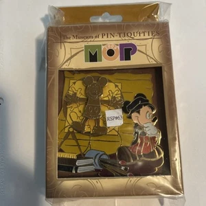 Disney Jumbo Pin 70950 Museum Pin-tiquities Leonardo Mickey Gift 2009 Le 1250 - Picture 1 of 2