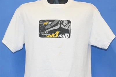 vintage 90s MP3.COM MUSIC SHARING WEBSITE WHITE COTTON t-shirt MEDIUM M - Image 1 of 4