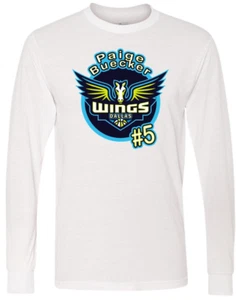 Paige Buecker - Team Buecker - #5 - Wings - Womens Basketball - WNBA Long Sleeve - Picture 1 of 8