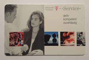 Tarjeta telefónica tarjeta de valor telefónico tarjeta de colección 12 DM Deutsche Telekom T-Service - Imagen 1 de 2