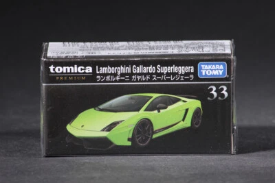 Mini coche diecast Takara Tomy Tomica 33 PREMIUM Lamborghini Gallardo Superleggera Foto 1 de 4
