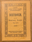 Beethoven~Quartet E-Flat Op. 127~Payne's Small Partitur-Ausgabe