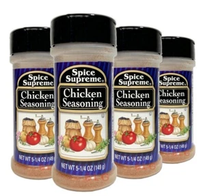 Ground CHICKEN SEASONING Spice Supreme Food Seasonings Kitchen Cooking (4 Pack) - Picture 1 of 2