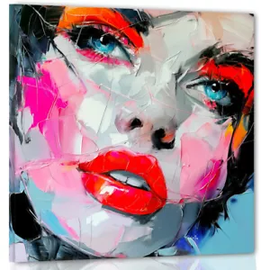 Jodie Abstract Face Pop Art Fantastic Picture 100x100 Top Current Art Modern FC53 - Picture 1 of 2