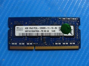 Toshiba E45t-B4106 SK Hynix 4GB PC3L-12800S Memory RAM SO-DIMM HMT451S6AFR8A-PB - Picture 1 of 2