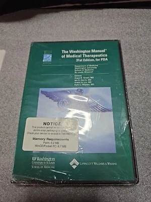 The Washington Manual of Medical Therapeutics 31st Edition for PDA - Image 1 of 2