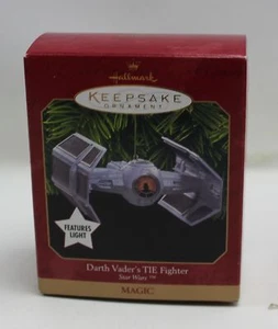 Hallmark Star Wars Darth Vader Tie Fighter Ornament 1999 - Bild 1 von 2