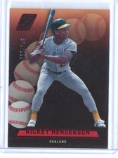 2023 RICKEY HENDERSON PANINI CHRONICLES ZENITH RED PARALLEL #ED 080/199!!