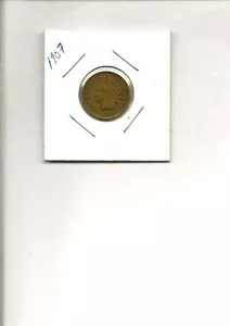 Indian Head Penny Münze 1907! - Bild 1 von 2