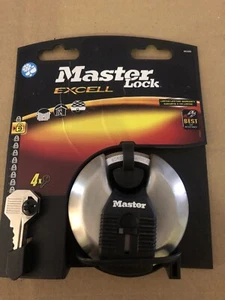 Candado Master Lock M50EURD Excell disco de acero inoxidable 80 mm MLKM50 - Imagen 1 de 5