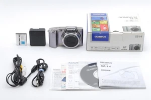 【NEAR MINT in BOX】Olympus SZ-14 14MP 24X Wide Digital Camera Silver From Japan - Photo 1/9