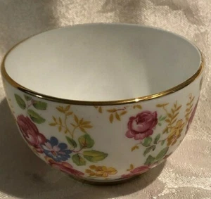 Royal Stafford JUNE ROSES Mini Open Sugar - Floral Chintz with Gold Trim - Picture 1 of 5