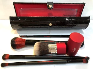 YBF * Your Best Friend * 4pc double-ended brush set + case + Kabuki Brush New - Picture 1 of 8