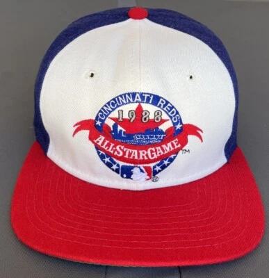 Vintage 80s Cincinnati Reds 1988 All Star Game Sports Specialties Hat Cap MLB - Image 1 of 4