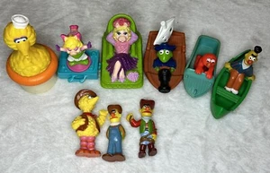 Figuras de plástico vintage de Plaza Sésamo - Lote de 9 juguetes de PVC y plástico JHP años 80 90 - Imagen 1 de 14