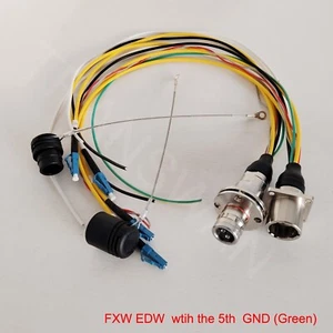 SMPTE311M 3K93C FXW & EDW with Tails 2 x SM Fibers & 5 x Wires, 5th GND (Green) - Picture 1 of 6