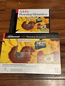 Adobe Photoshop Elements 2.0 CD Serial Number S/N SHIPS FAST/FREE Plus Workshop - Picture 1 of 9