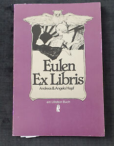 40)Nr.080,EXLIBRIS, Buch/ Book, Eulen /owl, Andreas und Angela Hopf Ullstein