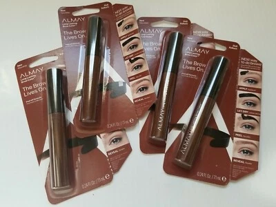 Lote de 4 colores de cejas Almay de larga duración The Brow Lives On nuevo y sellado 040 castaño rojizo Foto 1 de 4