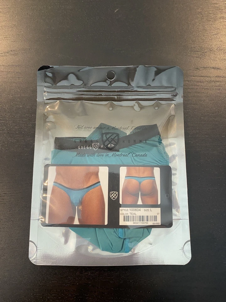 Gregg Homme Voyeur Down Thong 100604 Teal - Image 1 of 3