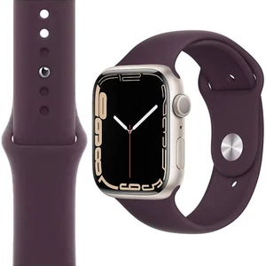 Oryginalny pasek sportowy Apple Watch ciemna wiśnia 45mm - Zdjęcie 1 z 2