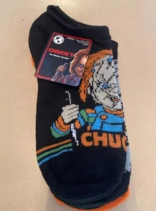 Women’s Chucky Halloween No-Show Socks, 3-Pack, Size 4-10 - Picture 1 of 3