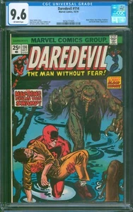 DAREDEVIL #114 🌟 CGC 9.6 🌟 Death-Stalker Man-Thing & Black Widow Marvel 1974 - Picture 1 of 2