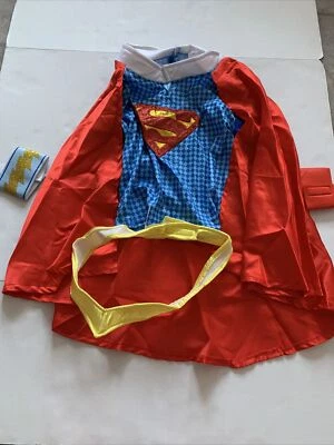 Рубины костюм Kids DC супергероя девочек Supergirl костюм, большой 12-14 (без юбки) - Изображение 1 из 4