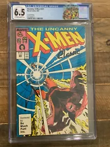 🔥🔑 CGC 6.5 UNCANNY X-MEN CLASSIC 221 So Much Fun Variant 1st MR SINISTER 🔥🔑 - Imagen 1 de 2