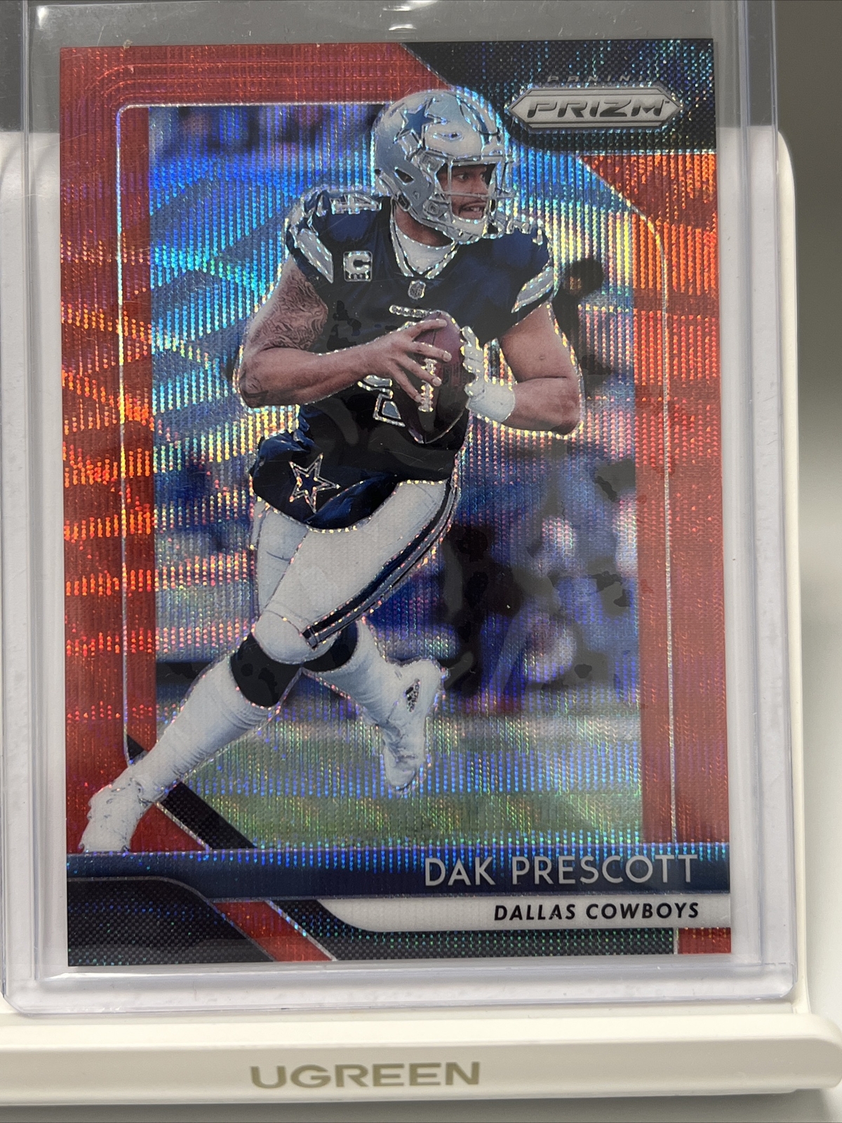 2018 Prizm Dak Prescott #145  Retail Red Prizm 002/149.