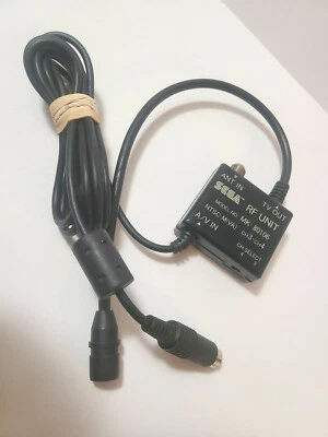 Official OEM Sega Saturn RF Switch Unit MK-80106 AV Cable Adapter Cord TESTED VG - Image 1 of 2