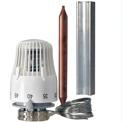 Thermostatkopf mit Fernfühler Anlegefühler Tauchfühler Kapillar  Fühler M30x1,5 - Bild 1 von 4