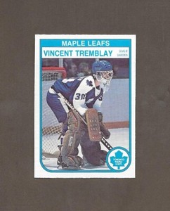 1982-83 OPC 334 Vincent Tremblay ROOKIE MAPLE LEAFS O Pee Chee High Grade Hockey