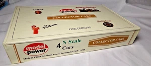 Model Power 3608 4 Pack Refrigerator Cigar Cars / N Scale / NIB - Picture 1 of 2