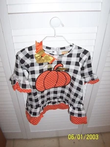 Halloween Baby Girl's 12 Months Pumpkin Dress New With Tag - Picture 1 of 2